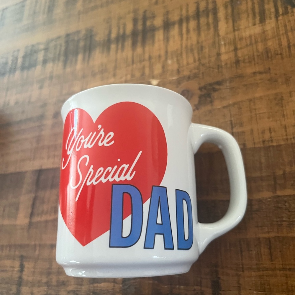White and Red 'You're Special Dad' Mug